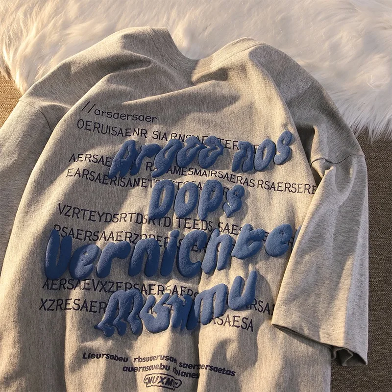 

Summer Stylish Letter Print Cotton Maternity Tees Street Oversize Loose T Shirt Clothes for Pregnant Women Casual Pregnancy Tops