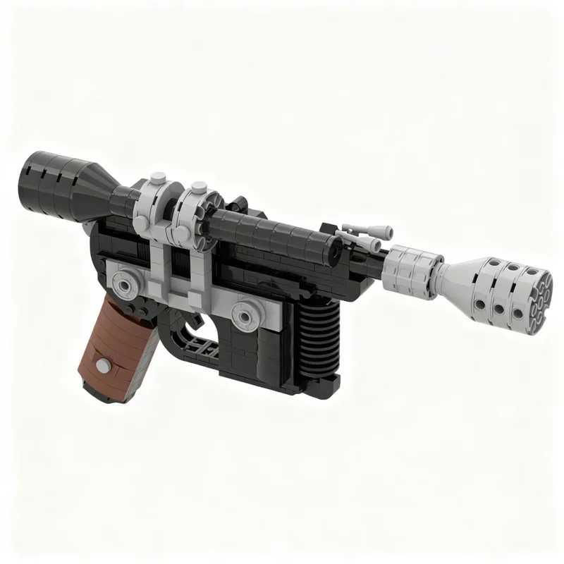 Набор для сборки модели истребителя HAN SOLO DL 44 BLASTER из 395 деталей MOC Space War: креативные идеи, конструктор для демонстрации, подарок на день рождения (art.: 3920dad910cca) - 3920dad910cca