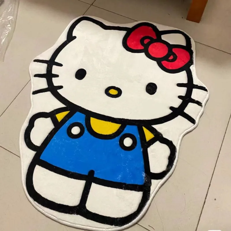 Sanrio Hello Kitty плюшевый напольный коврик мультяшный Кот Kawaii симпатичный