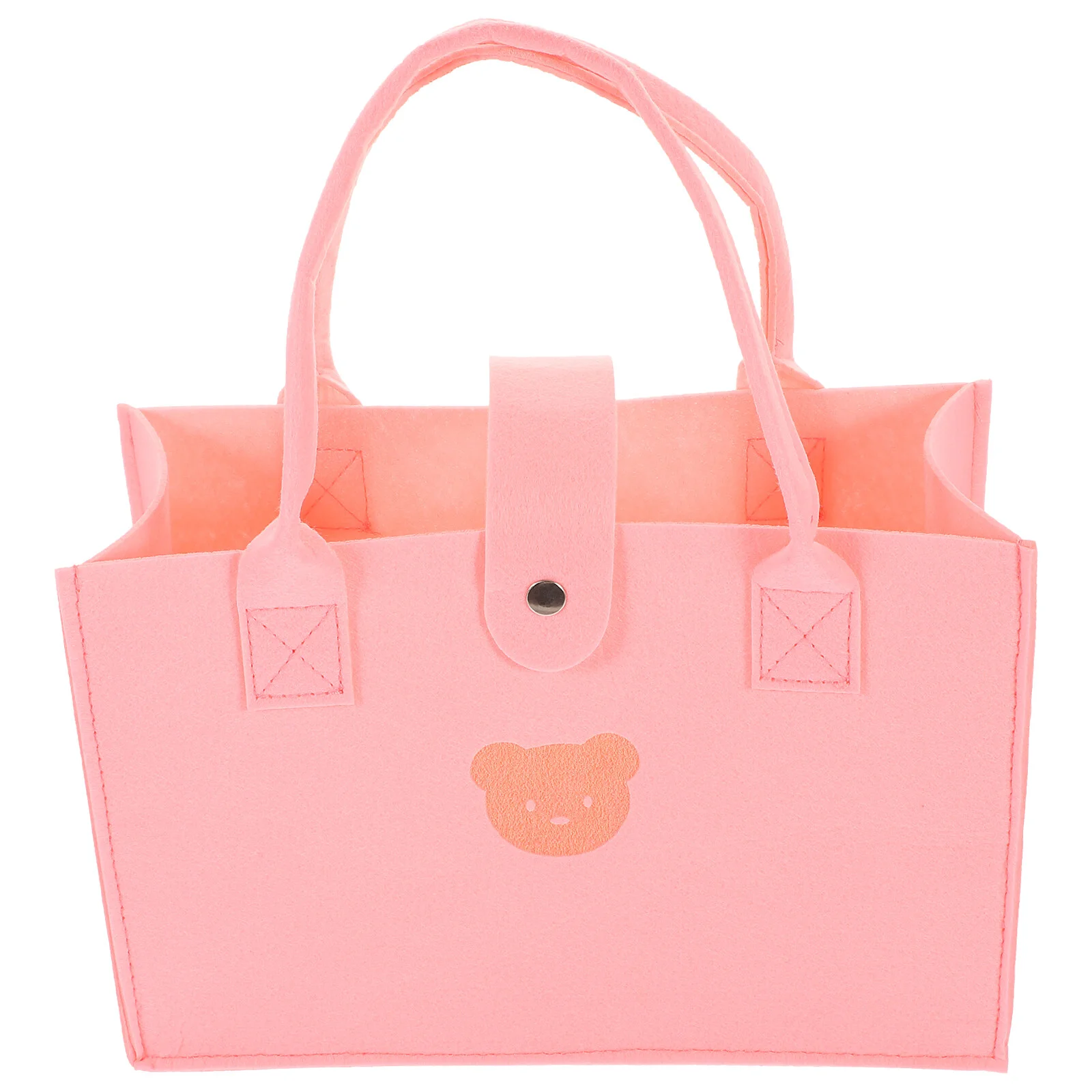 

Женская сумка-тоут из фетра с медведем