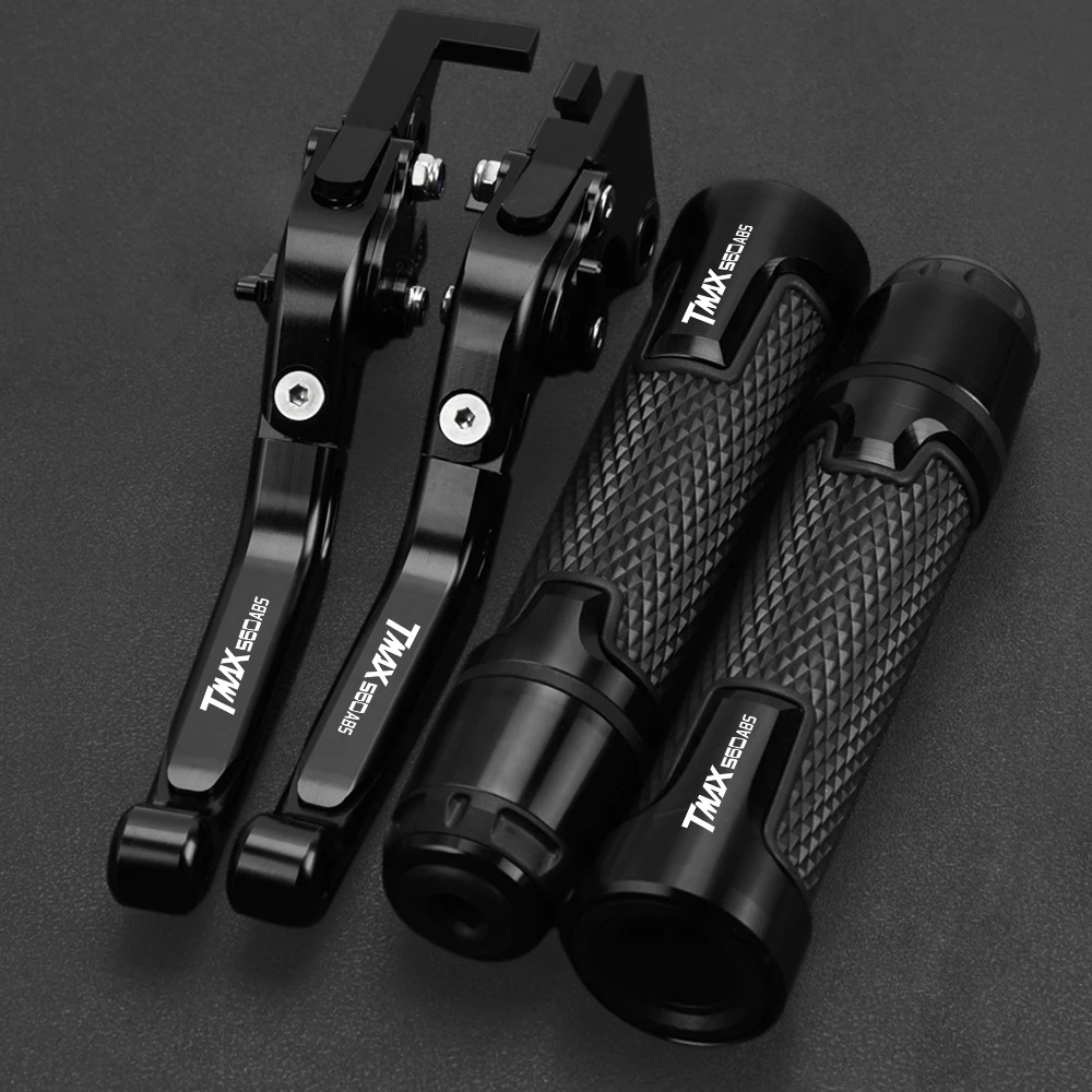 

Motorcycle CNC Aluminum Adjustable Brake Clutch Levers Handlebar Hand Ends Grips FOR YAMAHA TMAX560 ABS 2020-2021 TMAX 560 ABS