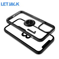 magnetic holder ring case for iphone 12 13 mini 11 pro xs max shockproof phone case for iphone 13 pro max x xr transparent cover