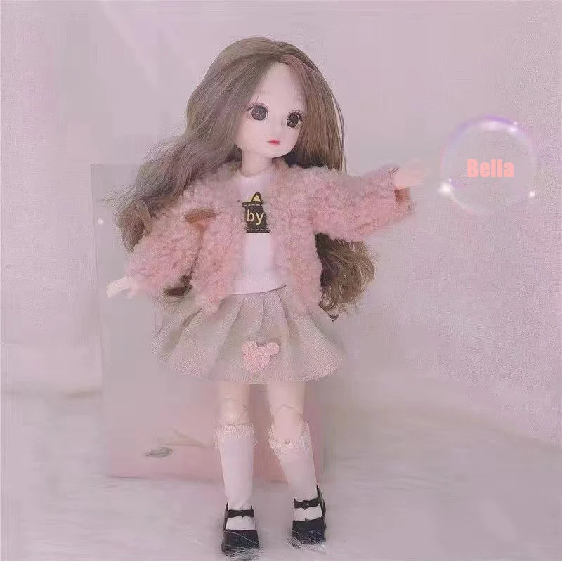 Шарнирная кукла на толстых телах 30 см в японском стиле колледжа 6 шарнирных