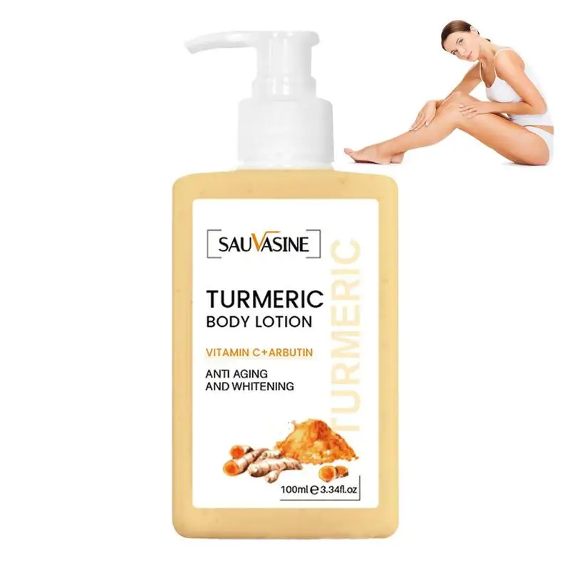 

Лосьон для тела с куркумой, 100 мл, лосьон для осветления тела для питательной кожи, повседневный крем для ухода за кожей для девочек, лосьон д...