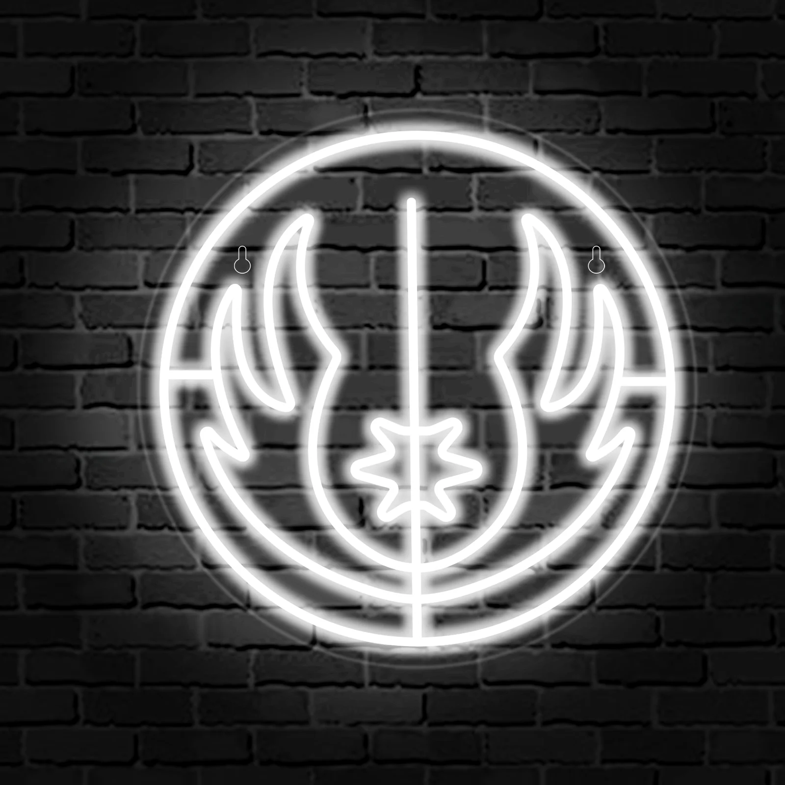 Неоновая Вывеска Приказ Джедай Тема Звездные Войны Настенная Декоративная Лампа