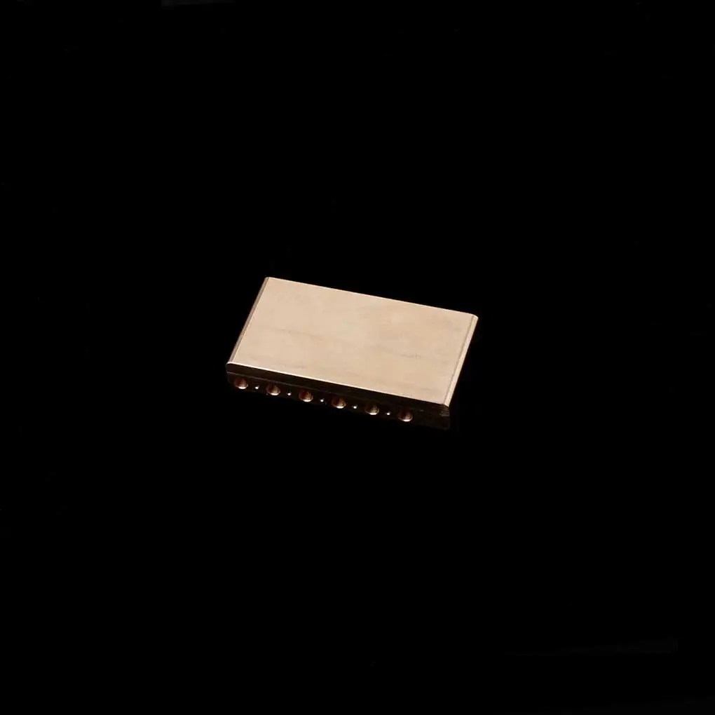 

Guitar Bridge Brass Block Style Electric Parts Guitars Copper Accessory Music Repairing Tools Supplies Fittings Fitting