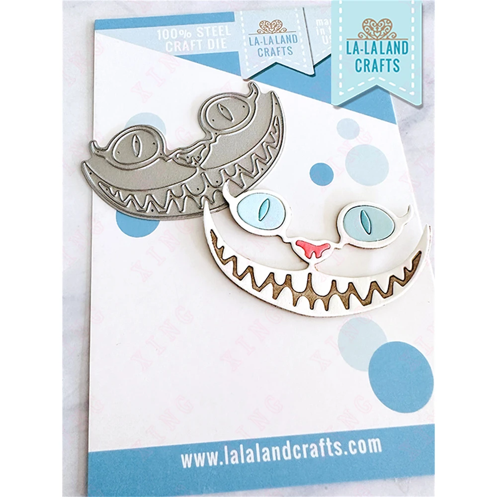 

Cheshire Smile Die*new Metal Cutting Dies Scrapbook Diary Decoration Embossing Diy Greeting Card Handmade Paper Craft Album Mold