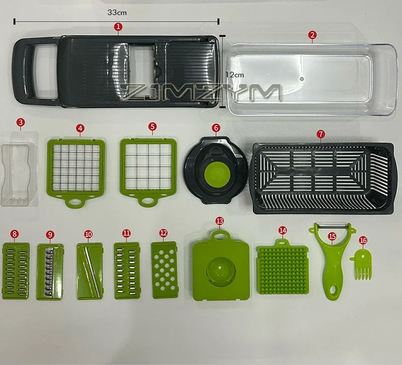 

Измельчитель овощей ZJMZYM 16 в 1