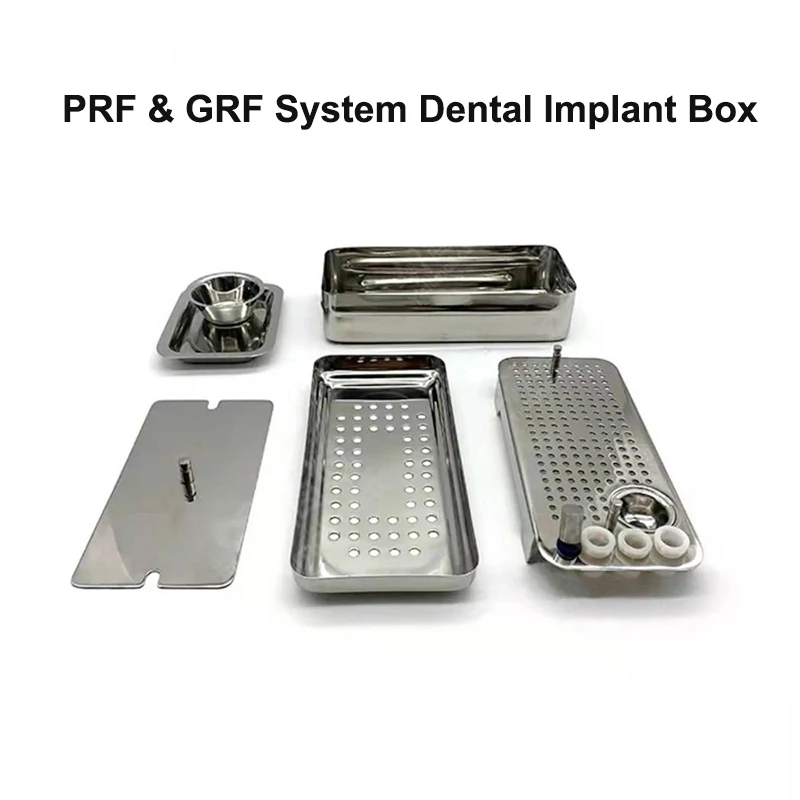 

Complete Dental PRF Box GRF System Platelet Rich Fibrin Set Bone Graft Implant Surgery Membrane Kit Dentistry Instruments