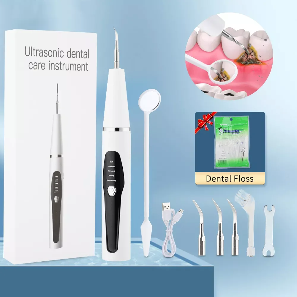 

Ultrasonic Irrigator Dental Scaler for Teeth Cleaning Oral Tartar Remover Calculus Plaque Stain Cleaner Teeth Whitening Tools
