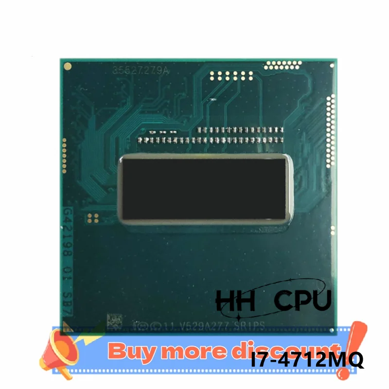 Core i7 4712MQ SR1PS 2 3 ГГц 4-ядерный 8-поточный процессор для ноутбука LGA G3/rPGA946B