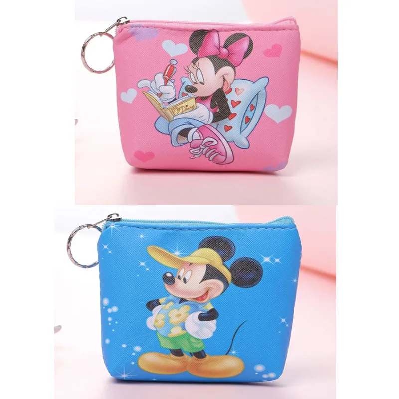 

12PCS Mickey Mouse Minnie Mouse Party favor Coin Bag Girl Boy Birthday Party Supply Gift Souvenir Cute Giveaway