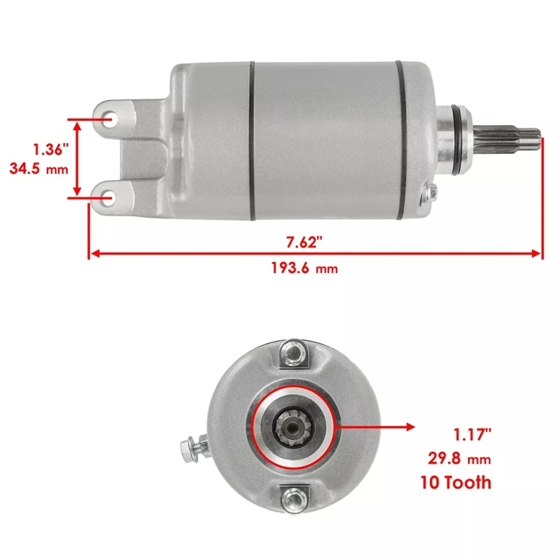 Starter For Honda ATV TRX300 281Cc ATC250ES BIG RED 246Cc TRX250 FOURTRAX 31200-HA0-773
