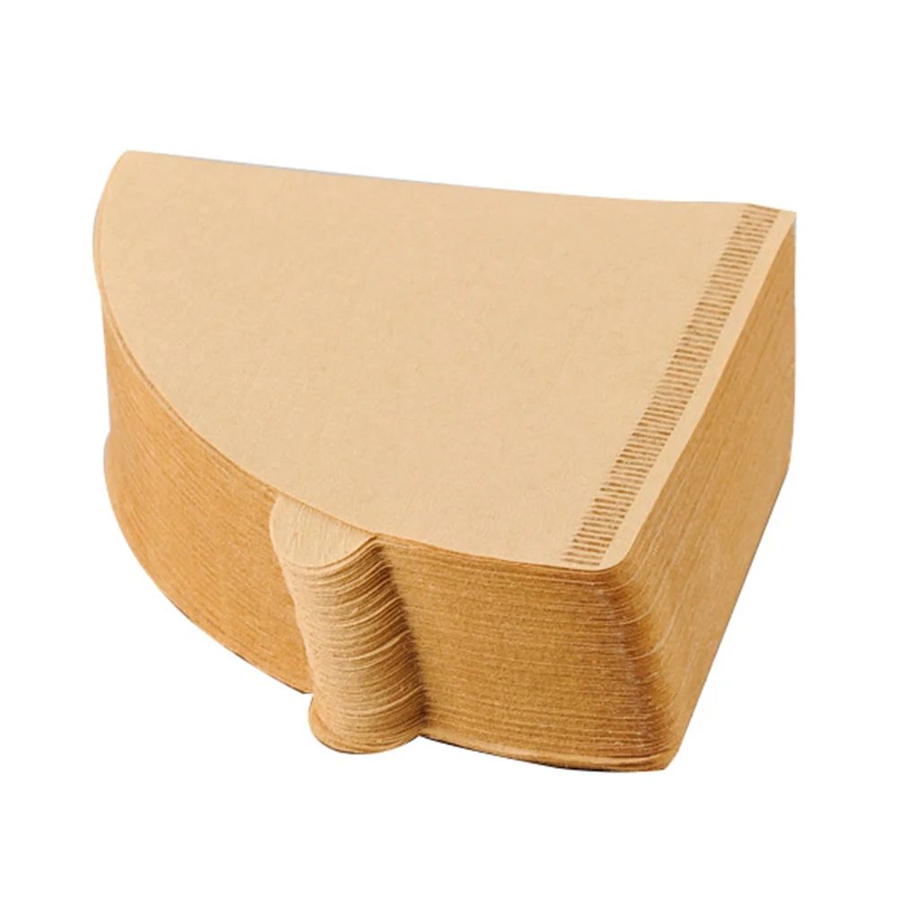 

100 Pcs V-shaped Coffee Filter Paper Cone Stainless Steel Pot Filters Concentrated Material