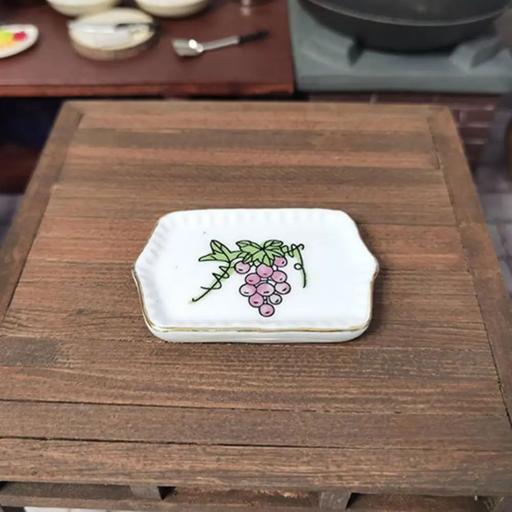 

Релки для кулона, домика, ретро-керамика, образовательная миниатюрная искусственная кожа, поднос для игр