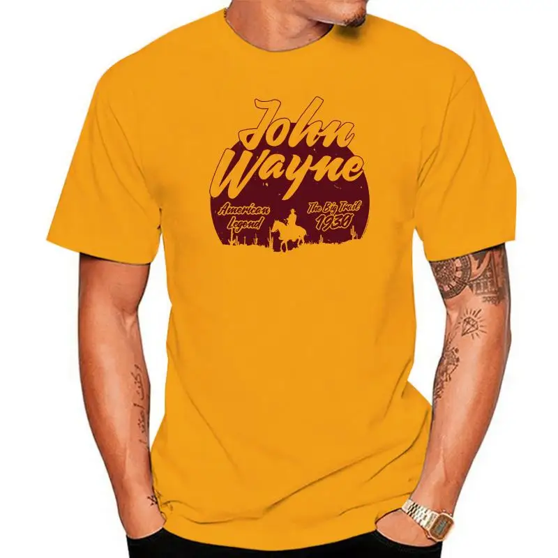 

John Wayne The Big Trail Khaki Heather Adult T-Shirt