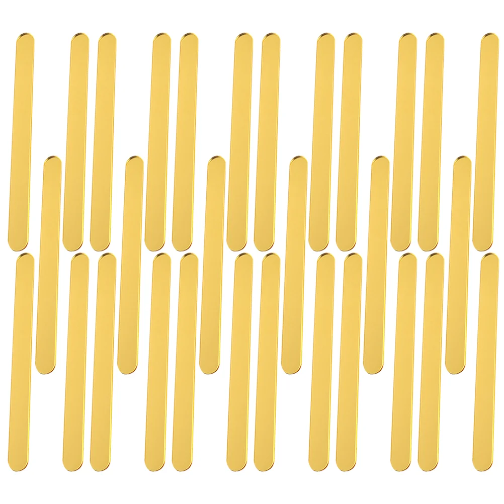 

30pcs Acrylic Flat Ice Cream Sticks Party Ice Cream Sticks Reusable Sticks
