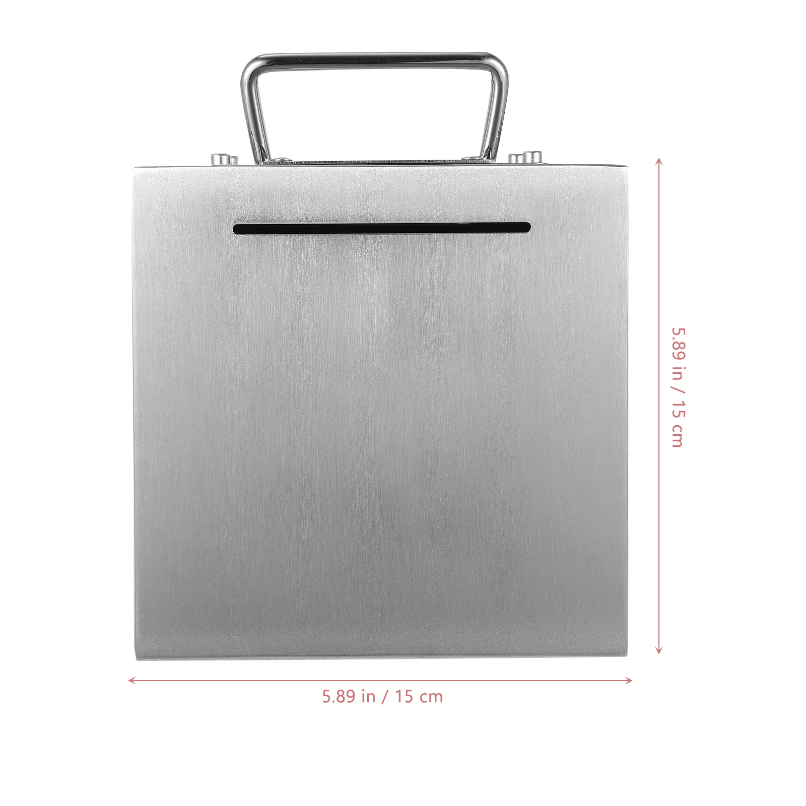 

Stainless Steel Money Box Stainless Steel Piggy Bank Metal Saving Pot for Adults