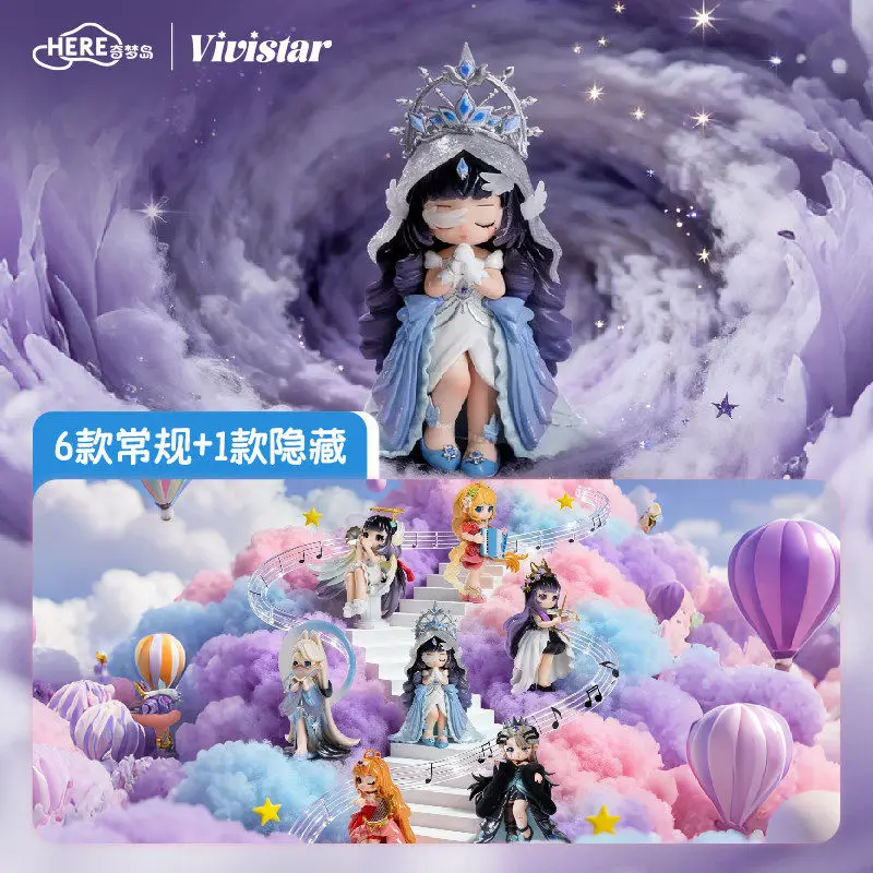 Фото Коллекционная фигурка Vivistar Here Blind Box Dream Orchestra Prelude, модная игрушка, украшение для рабочего стола, домашний декор, подарок для женщин №2