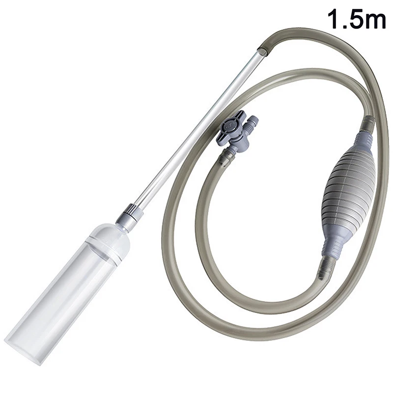 

1.5m Aquarium Gravel Cleaner Vacuum Siphon Pump With Filter Nozzle Fish Tank Water Changer Air Pump Cleaning Accessorie Handheld