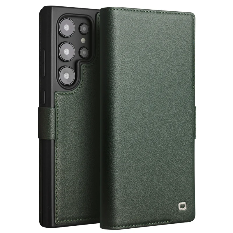 Qialino натуральный яловой чехол из натуральной кожи премиум-класса с откидной