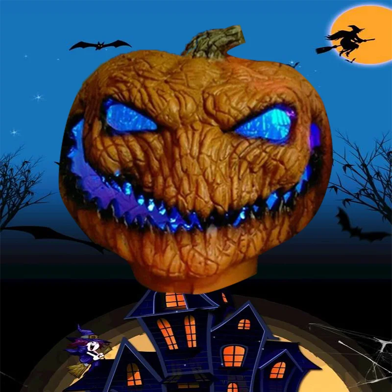 

Halloween LED Pumpkin Lamp Creative DIY Lantern Decoration Glowing Pumpkins Horror Prop Halloween Garden Party Decoration