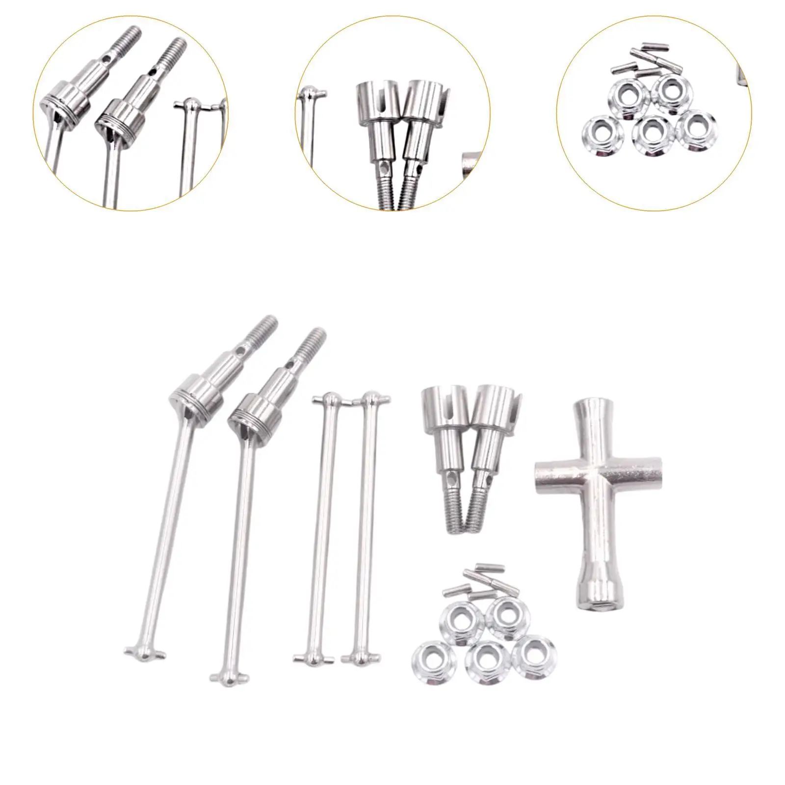 1:16 масштаб RC автомобильный приводной вал DIY Замена для 16103Pro 16101Pro 16201Pro