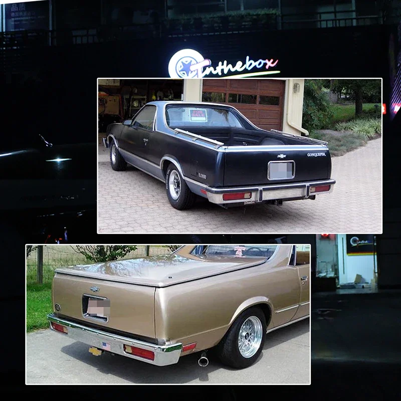 Для Chevrolet Malibu/El Camino для GMC Cabellero 1979-1987 задний фонарь крышка заднего фонаря чехлы без
