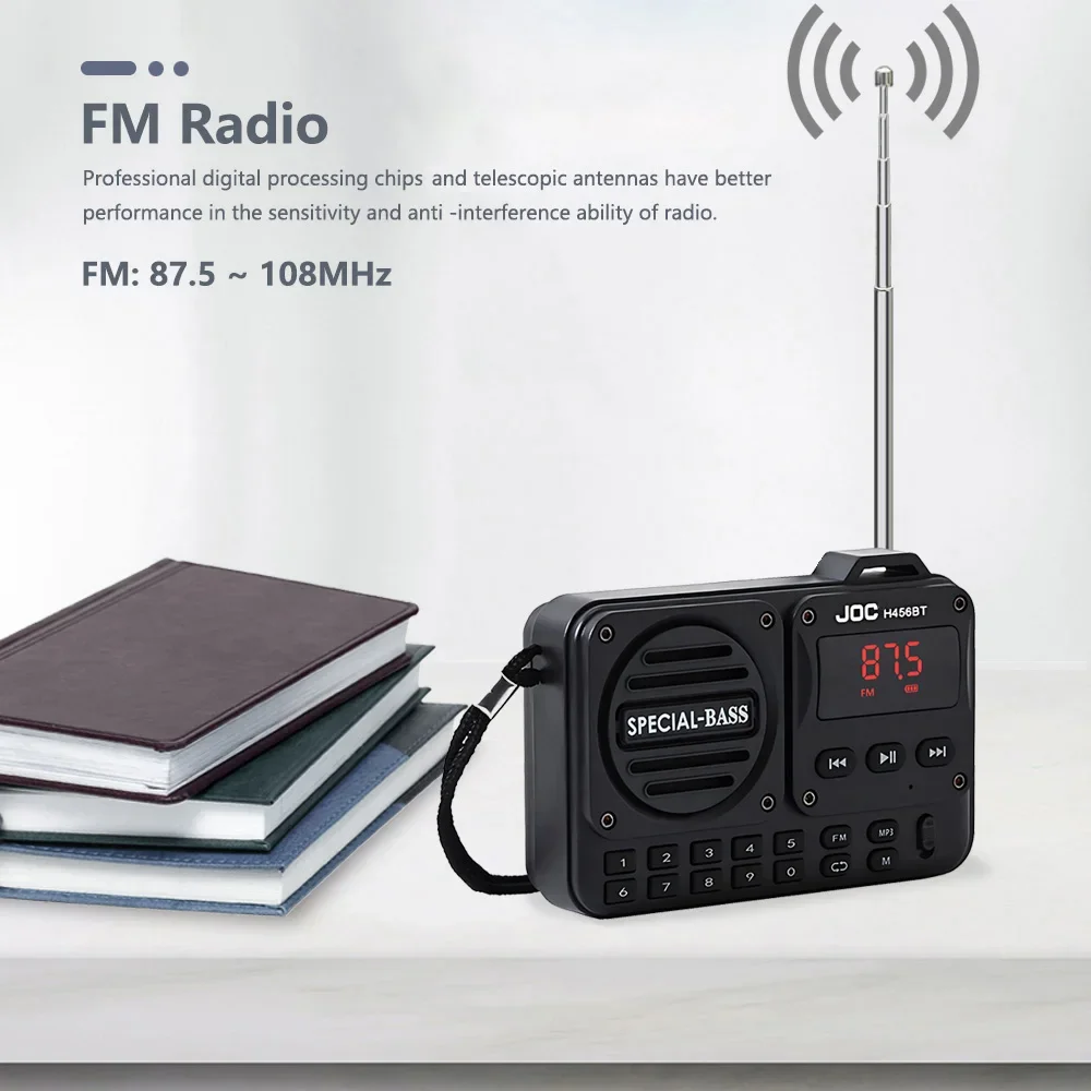 Портативная беспроводная Bluetooth-колонка с FM-радио USB TF-карта MP3 музыкальный плеер