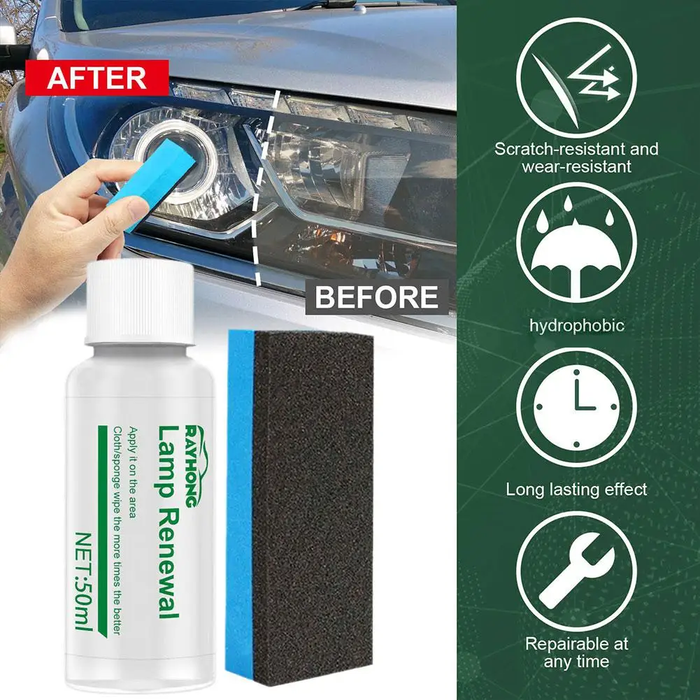 Фото Жидкость для ремонта автомобильных фар, 50 мл №5