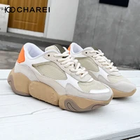 2022 franch charei100 womens shoes sneakers flying woven mesh spliced head leather original high qualitywith box dust bag