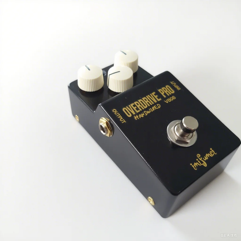 Фото Гитарная педаль эффектов TGP TS V808 Overdrive Pro от Handwired, педаль драйвера с контролем сат-басов №3