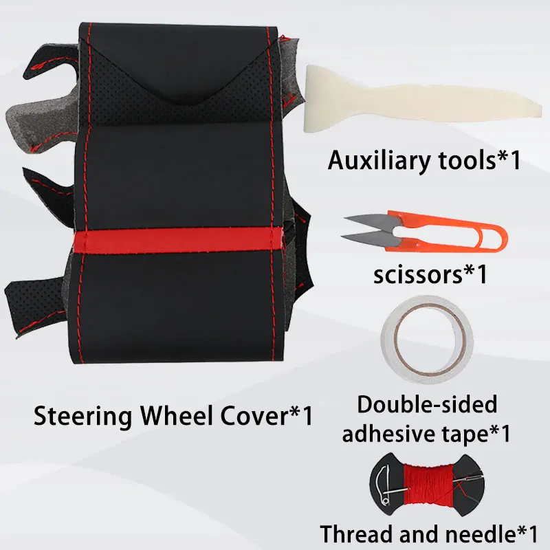 OEM черный чехол на руль из синтетической кожи микрофибры для Toyota RAV4 AX50 Corolla G12 Axio