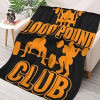 1000 pound club throws blankets collage flannel ultra soft warm picnic blanket bedspread on the bed