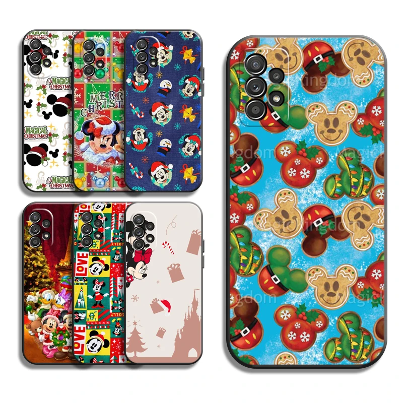 

Disney Christmas Phone Cases For Samsung Galaxy A31 A32 A51 A71 A52 A72 4G 5G A11 A21S A20 A22 4G Carcasa Coque Funda