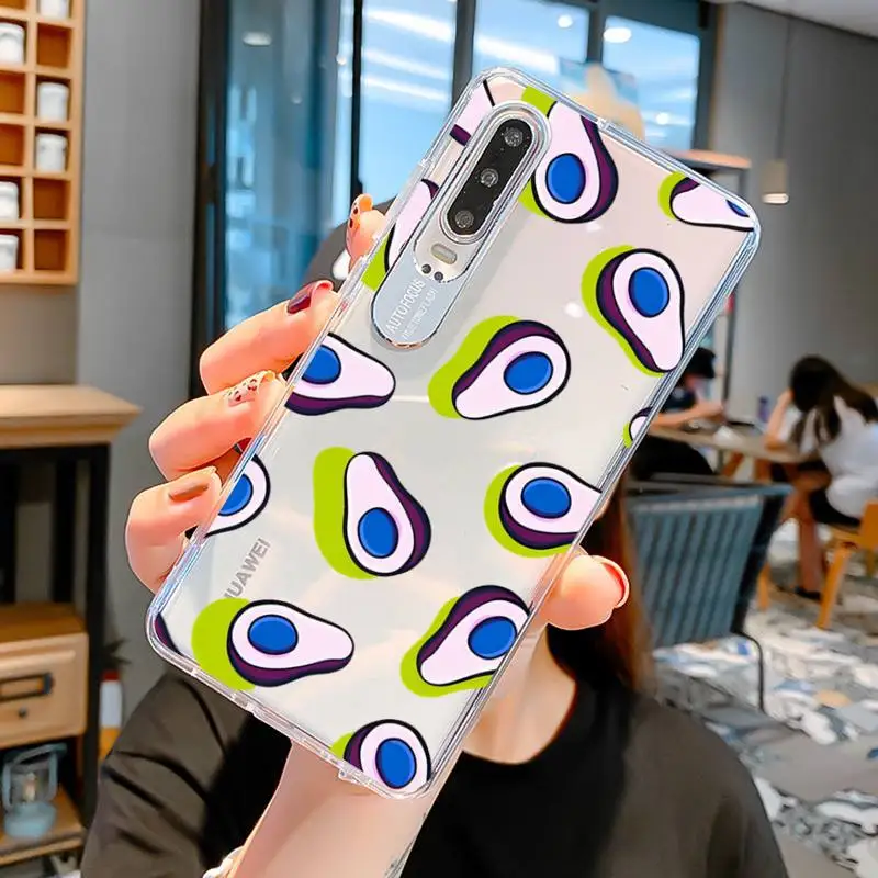 fruit avocado Phone Case for Samsung S10 20 22 23 A10 40 for Xiaomi10 Note10 for Huawei P50 20 Honor60 70