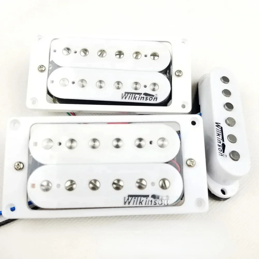 Набор звукоснимателей Wilkinson White Humbucker WHH(N+B) WVSM Гитарный звукосниматель