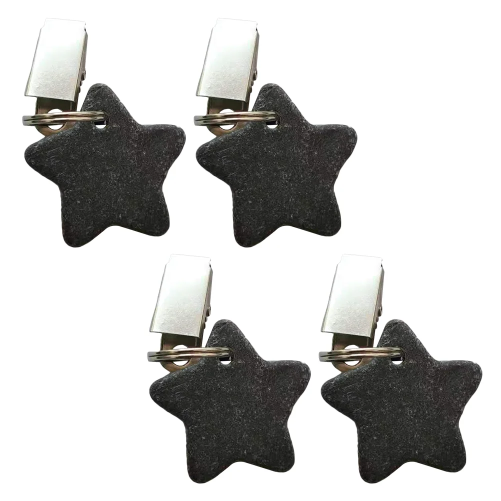

Tablecloth Weights Table Clip Cover Weight Clips Decor Outdoor Room Dining Pendant Cloth Star Holderholders Picnic Decorative