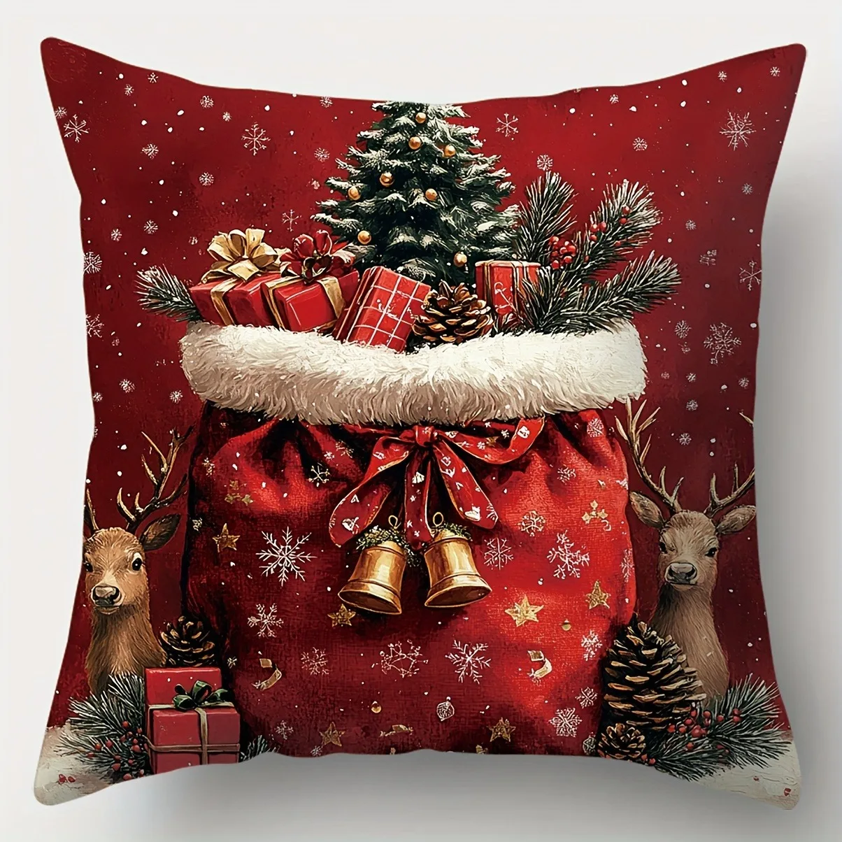 С Рождеством украшение наволочка Санта-Клаус Снеговик Рождественская елка наволочка диван наволочка украшение дома подарок