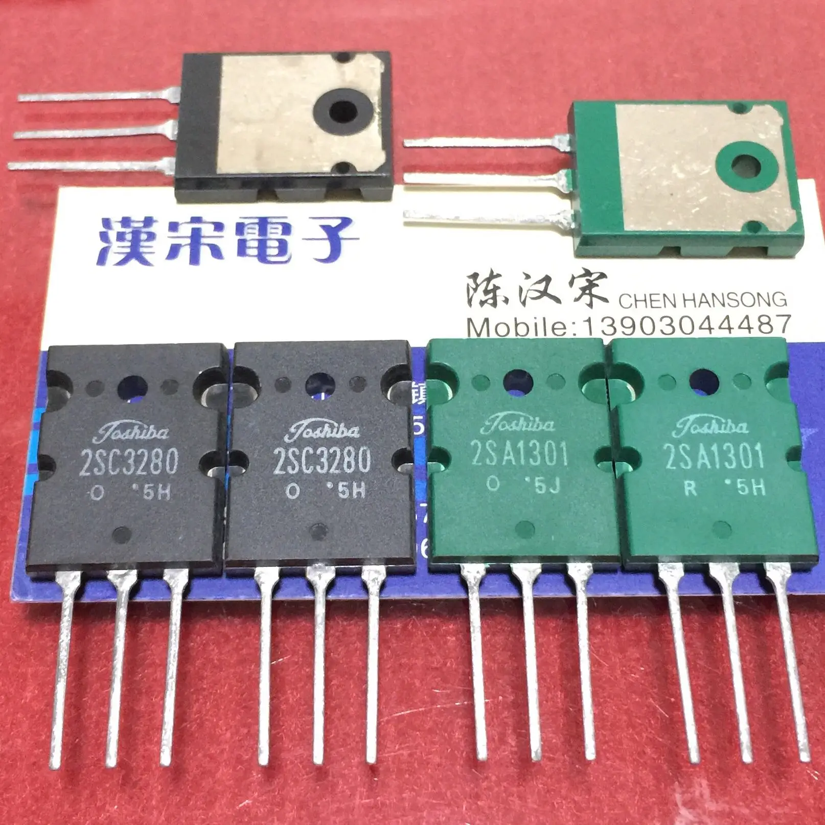 

Free shipping 2SA1301 2SC3280 18 5 pairs/package