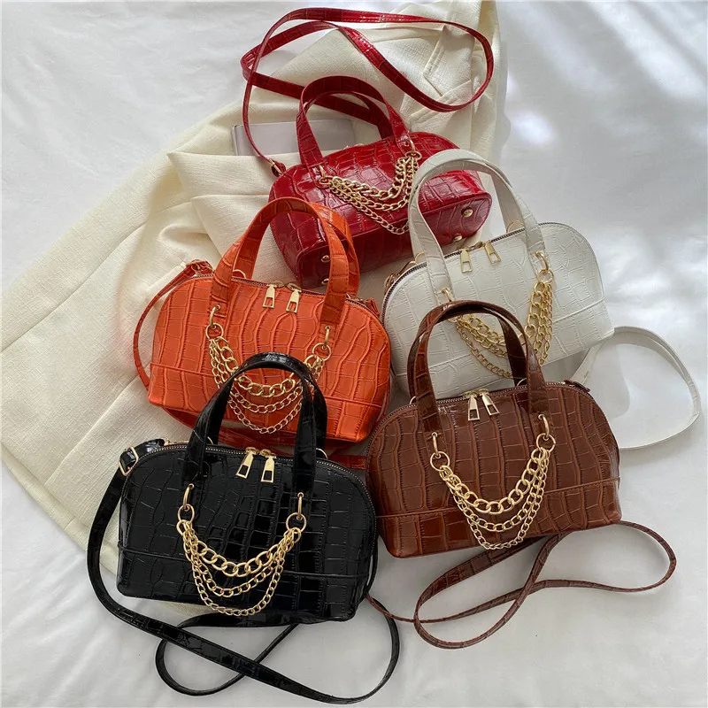 

New Trend of Casual Fashion Simple Temperament Female Niche Design Senior Texture Handheld Shoulder Crossbody Small Square Bag