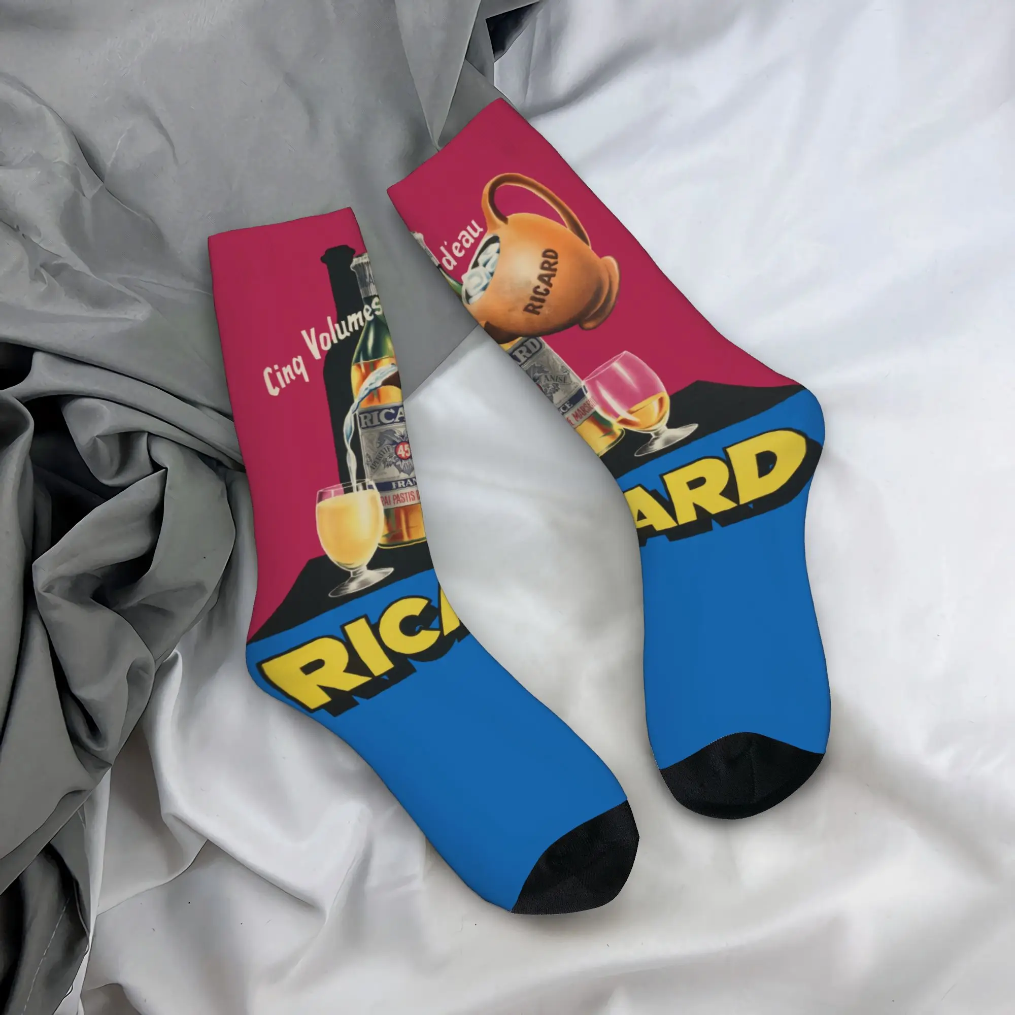 Фото Носки Custom R-ricards Drink для мужчин, унисекс, забавные, для весны, лета, осени и зимы. №1