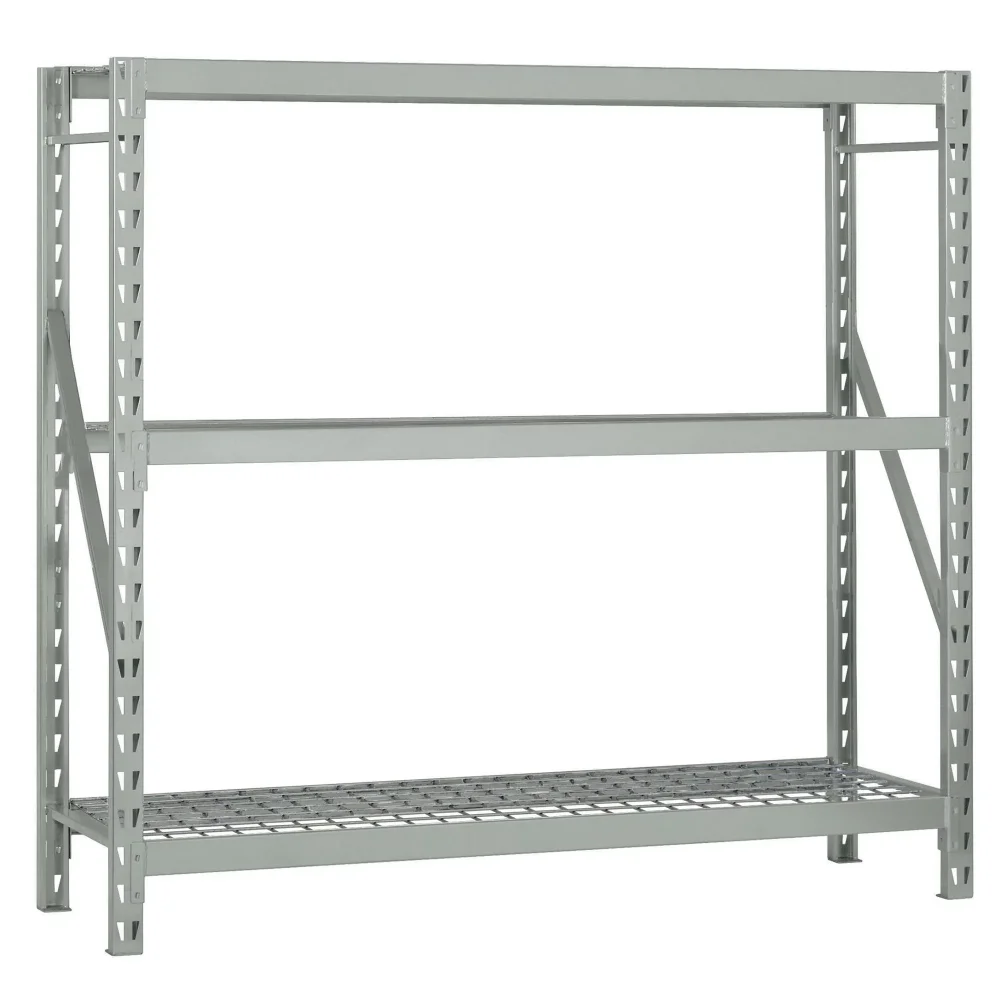 

Freestanding Garage Storage Shelf, Silver, Strong and Durable,800 Lbs Capacity,77.00 X 24.00 X 72.00 Inches
