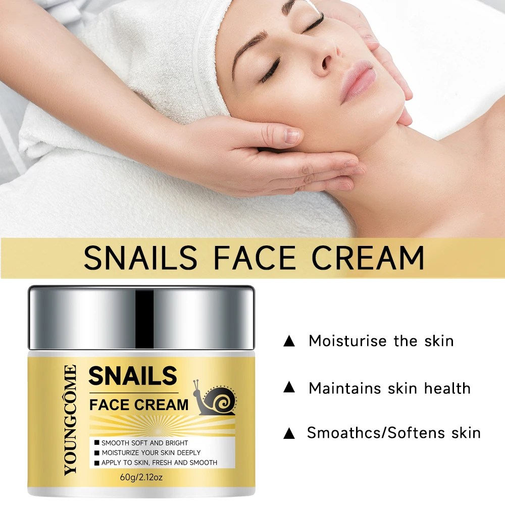 Многофункциональный крем для лица Snail увлажняет и омолаживает кожу
