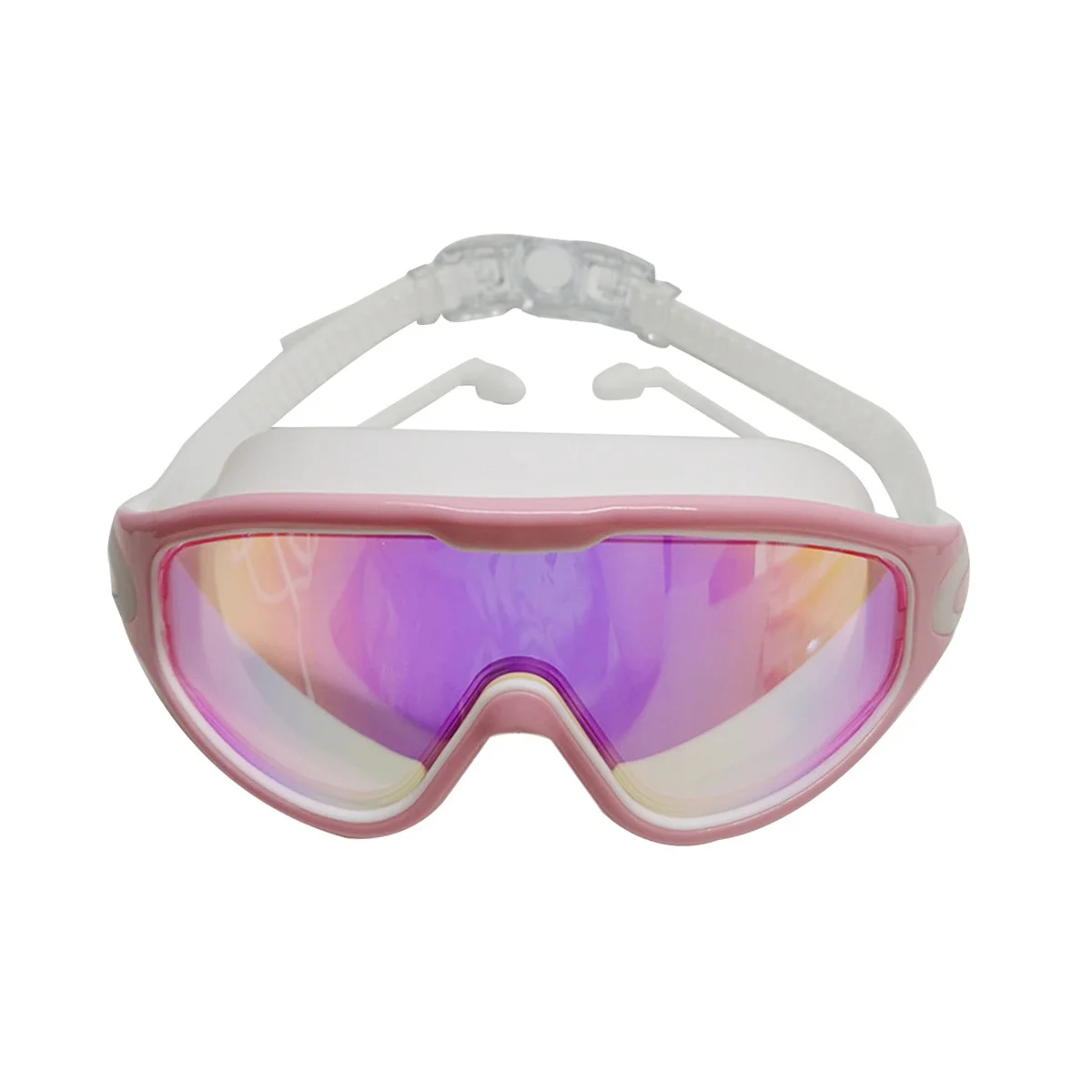 

Swim Goggles Anti-Fog UV Protection No Leaking Wide View Pool Goggles for Adult Men Women Youth Teen over 15 Pink