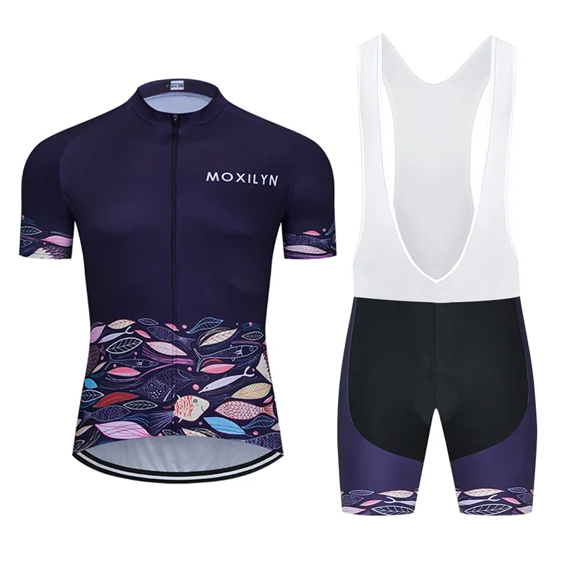 Moxilyn 2024 мужская черная одежда для велоспорта униформа горного велосипеда