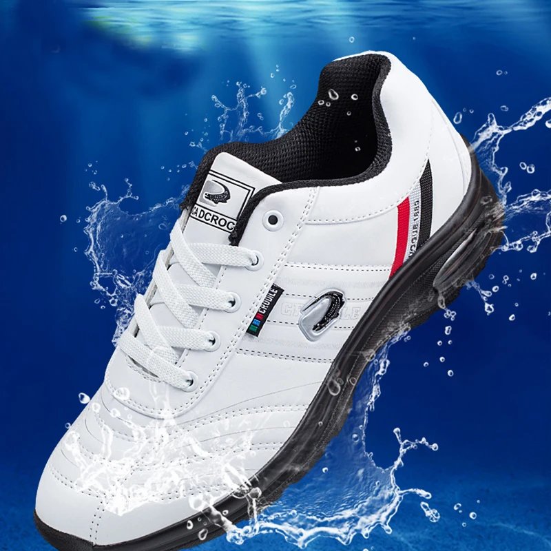 Shoes For Man Waterproof Eather Sport Shoes Athletics Golf S