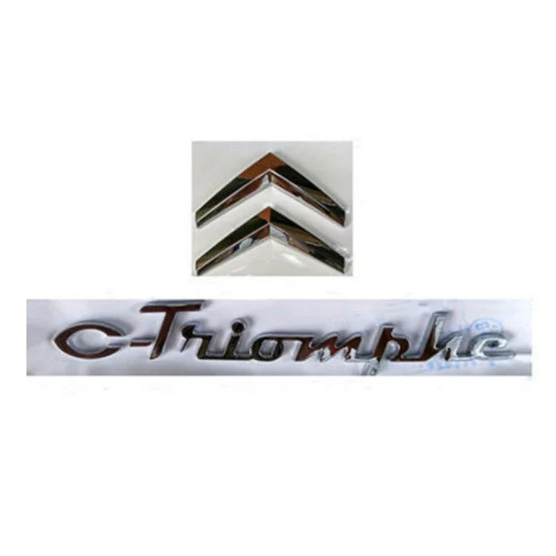 

ABS Car Styling Rear Trunk Badge Decal for Citroen Logo C-Triomphe Emblem Sticker Auto Modification Accessories Decoration