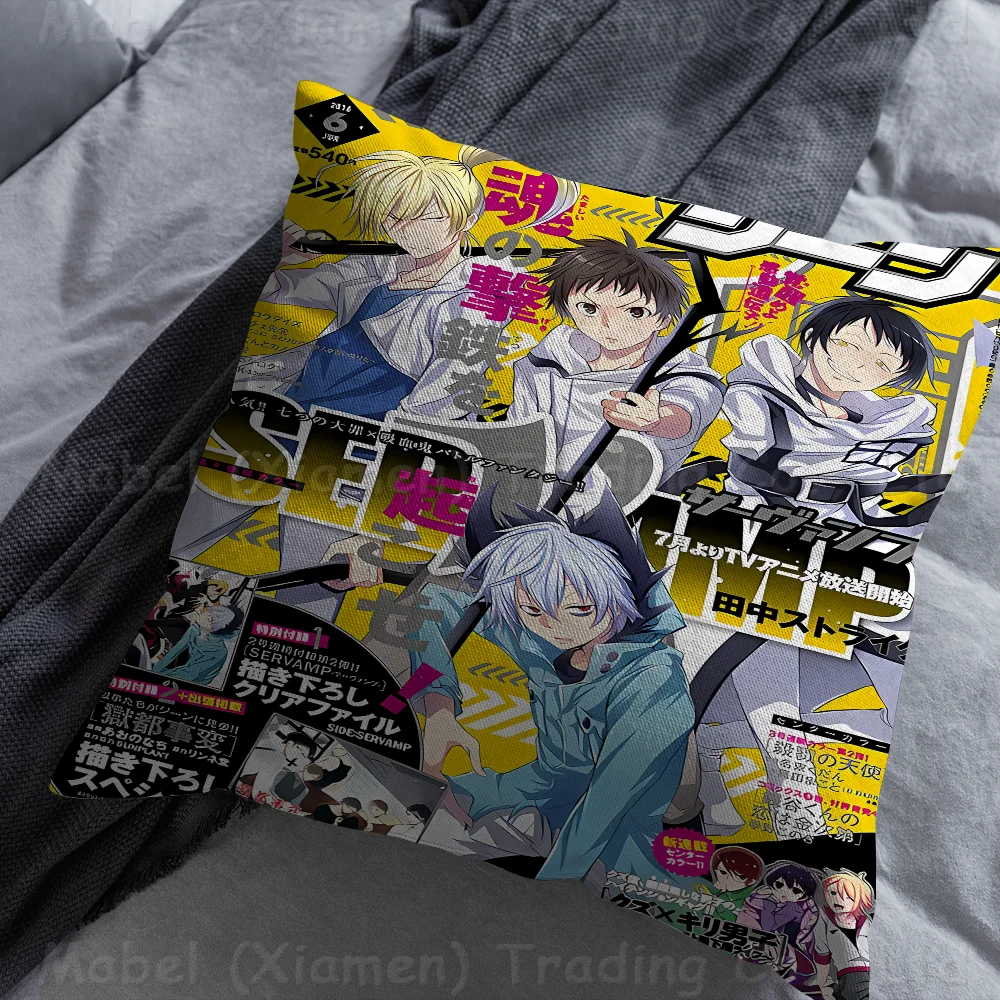 Чехол для подушки в стиле аниме Servamp 30x50 полиэстеровые диванные декоративные