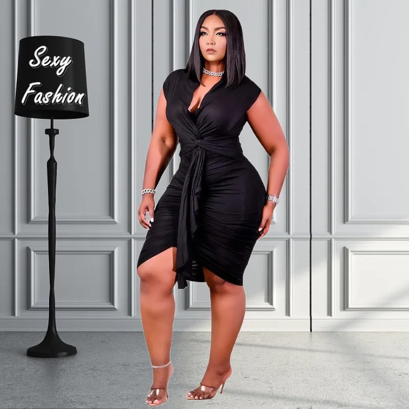 

Женское платье-миди без рукавов, с плиссировкой